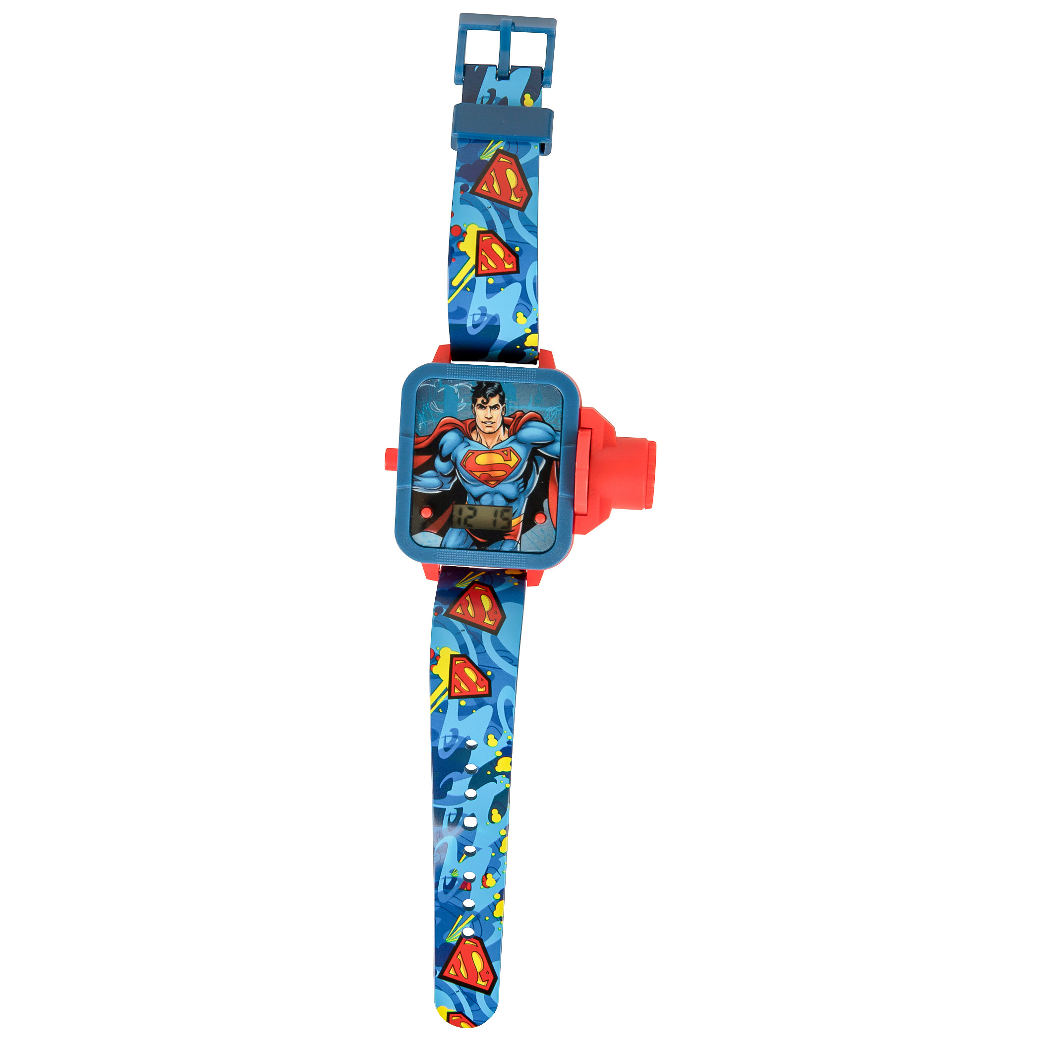Superman Kid's Projected Images LCD Watch